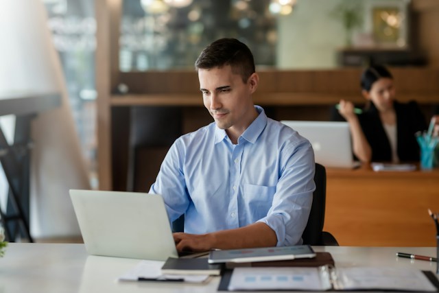 businessman working